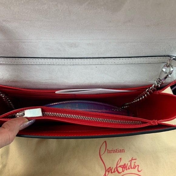 Christian Louboutin Loubisky Clutch NWT - Picture 7 of 8